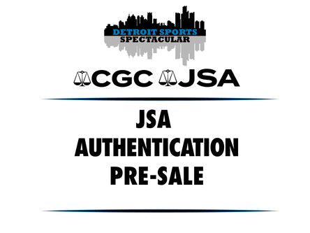 JSA Authentication PRE SALE Ticket - $12